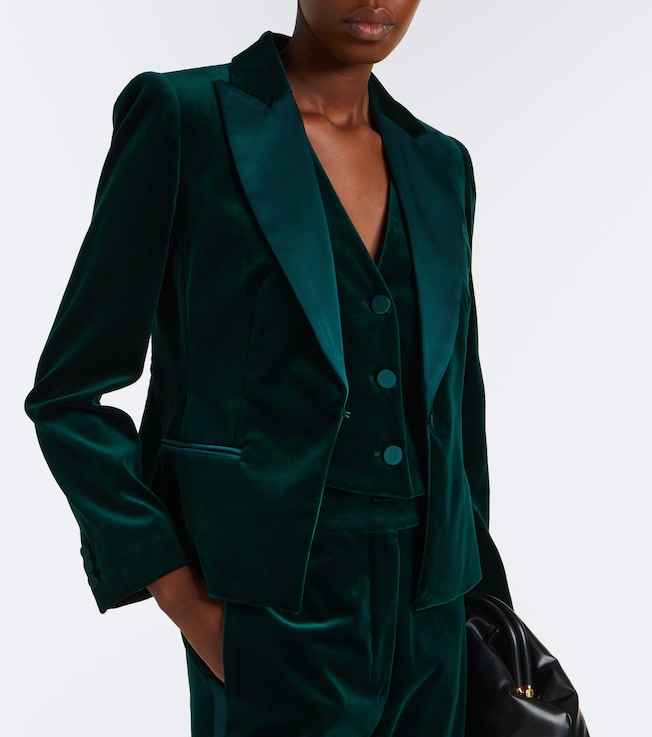 Max Mara Max Mara Elegante cotton velvet blazer