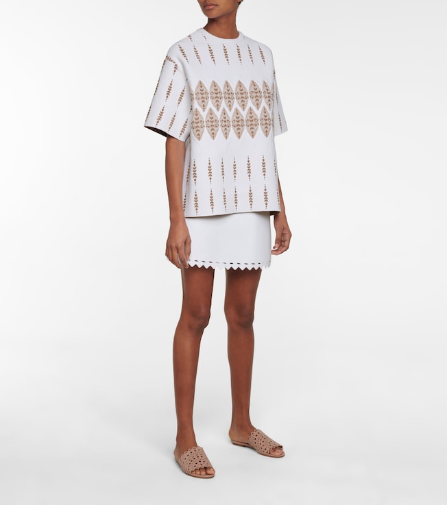 Alaïa Jacquard top