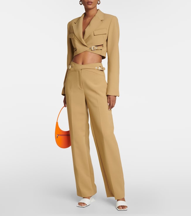 Dion Lee Interlock high-rise wide-leg pants