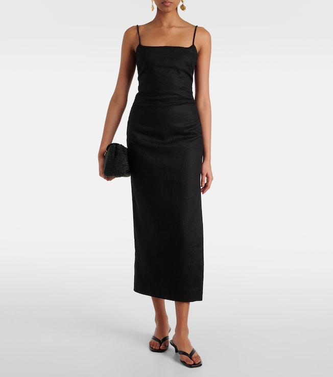 SIR. Linen midi dress
