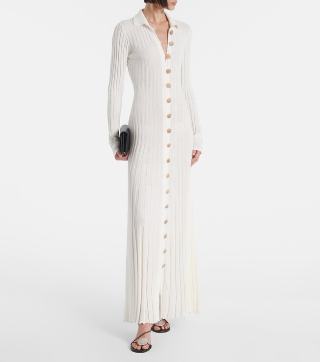 Christopher Esber Sundial Shell cotton-blend maxi dress