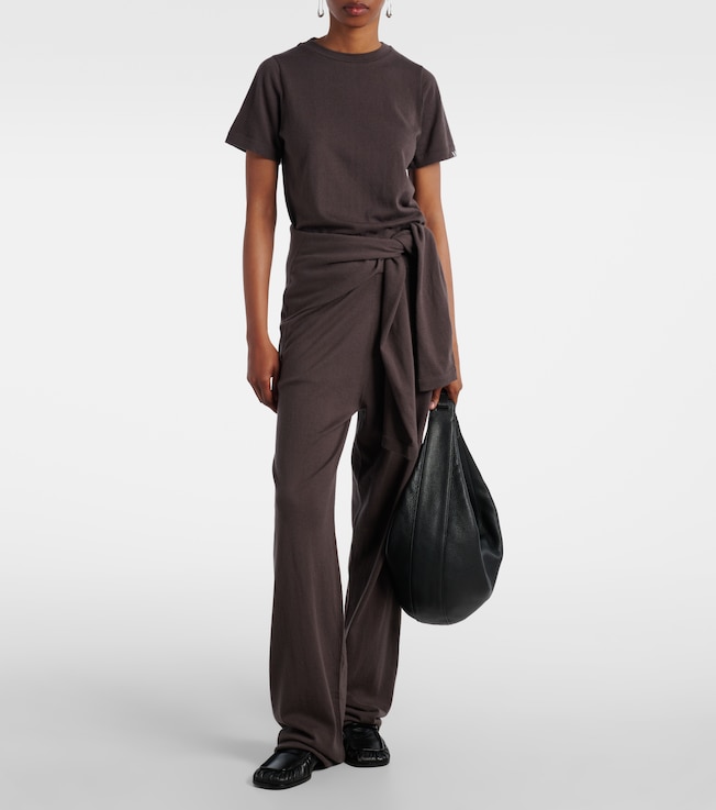 Extreme Cashmere N°353 Relax cotton and cashmere wide-leg pants