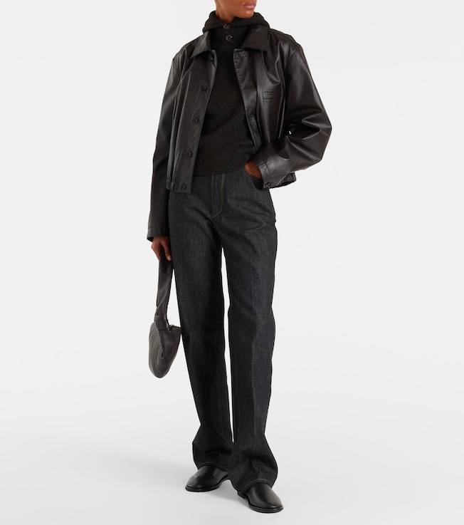 Lemaire High-rise straight jeans