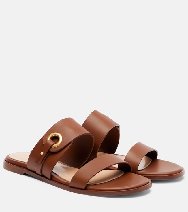 GIANVITO ROSSI Granada leather sandals