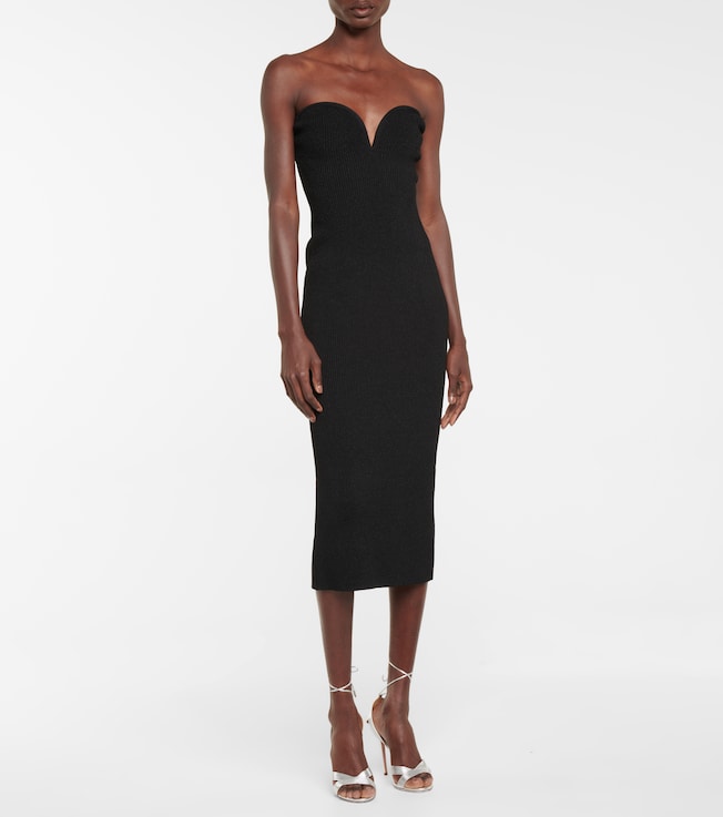 Galvan Thalia bustier dress
