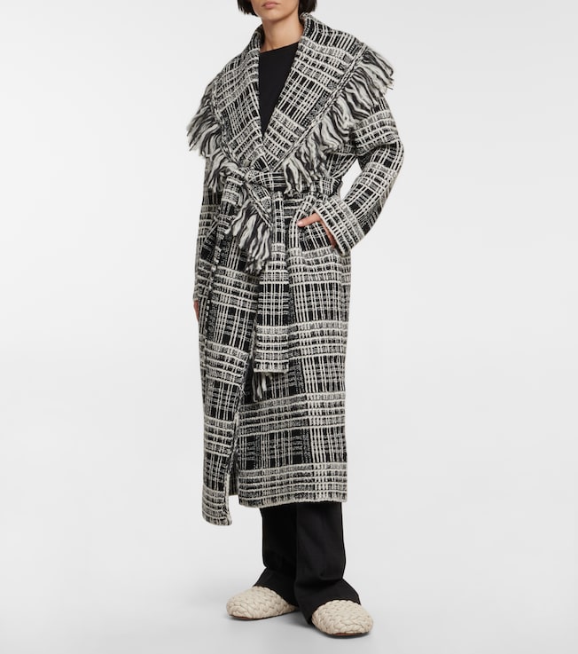 Dorothee Schumacher Checked Comfort wool-blend cardigan