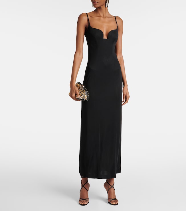 Galvan Nouveau bustier dress