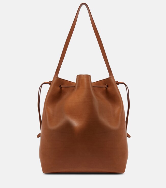 Bucket-Bag Belvedere aus Leder | The Row