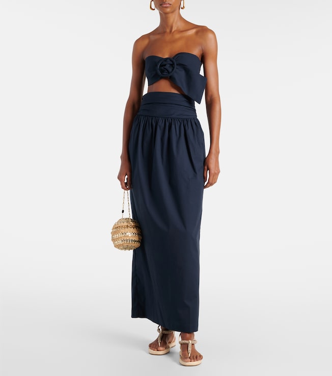 Adriana Degreas Cotton maxi skirt