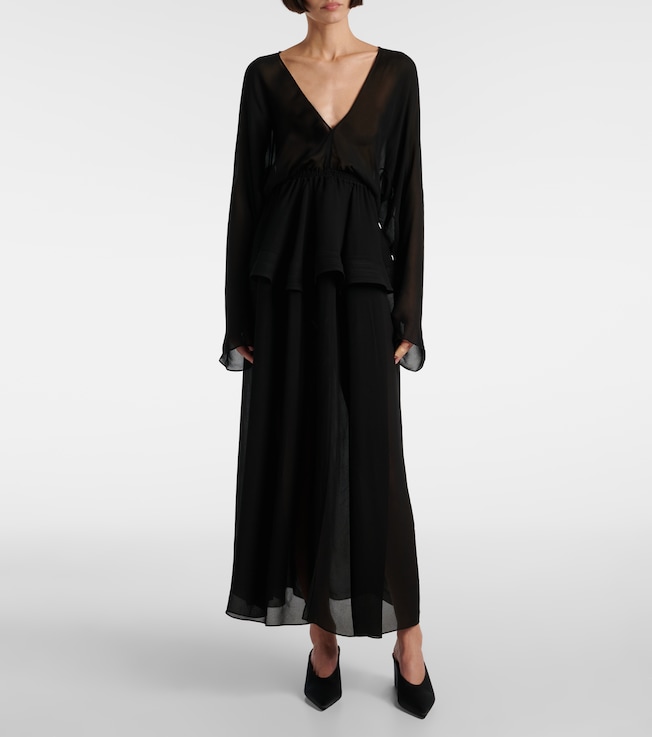 Alaïa Peplum midi dress