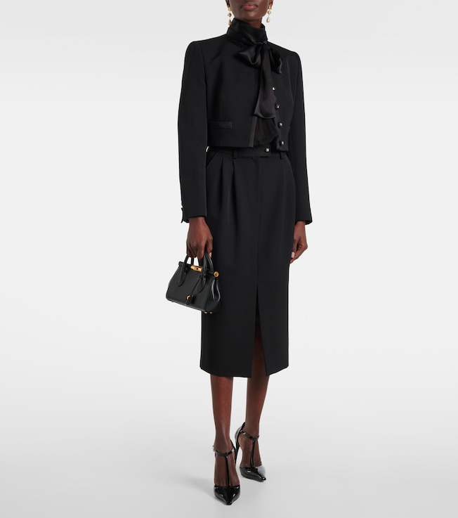 Dolce&Gabbana Virgin wool midi skirt