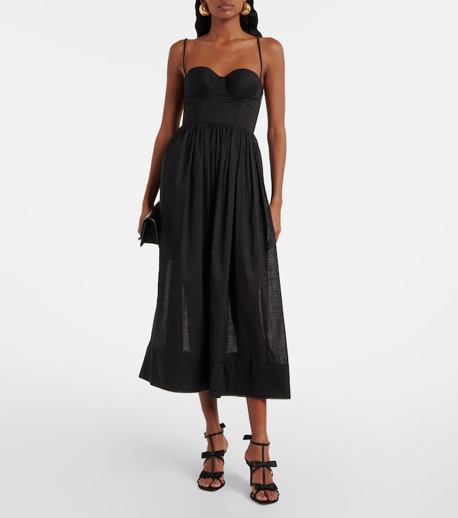 Zimmermann Rhiannon gathered corset dress