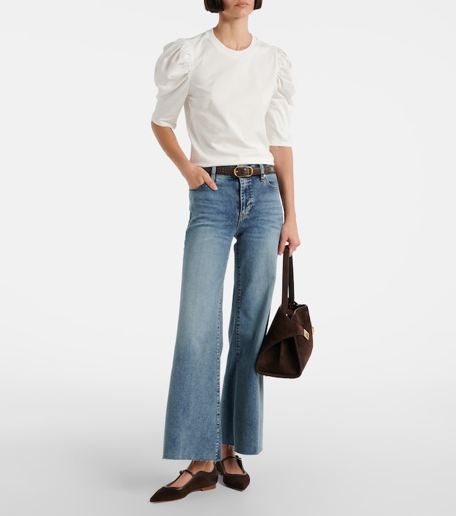 FRAME Drape cotton top