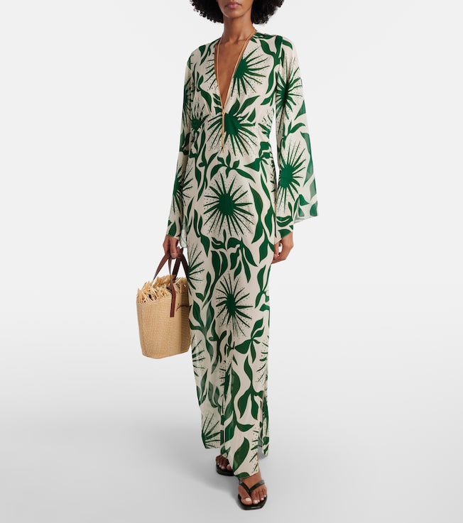 Cala de la Cruz Cala de la Cruz Odele printed maxi dress