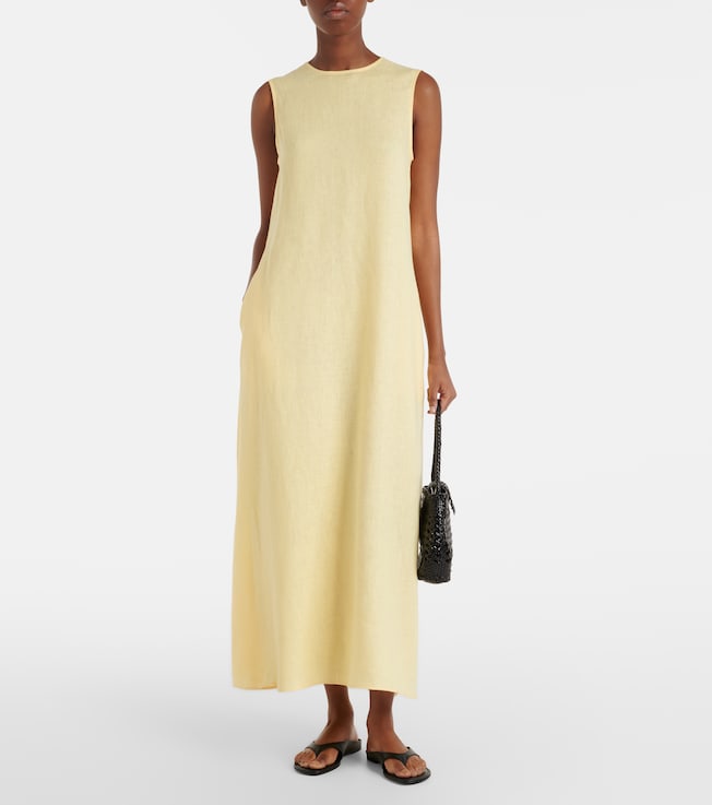 Asceno Tallin linen maxi dress