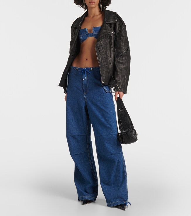 Dion Lee Parachute mid-rise wide-leg jeans