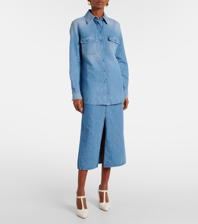 Gabriela Hearst John Austin denim shirt