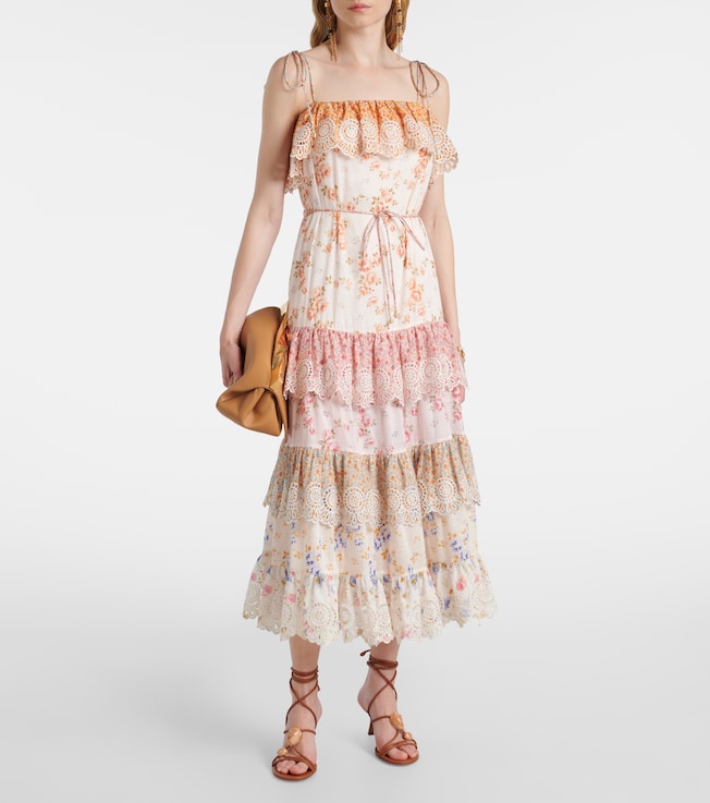 Zimmermann Lucky tiered cotton maxi dress