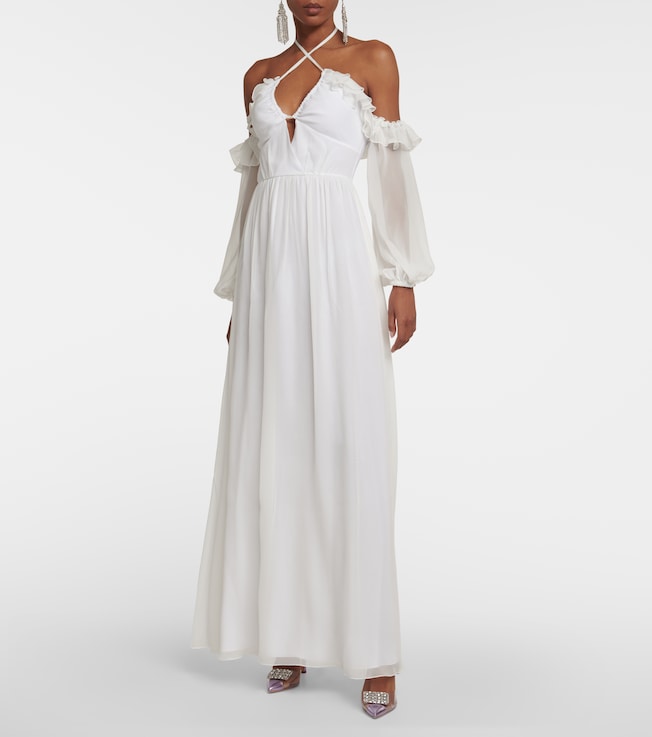 Giambattista Valli Off-the-shoulder silk gown