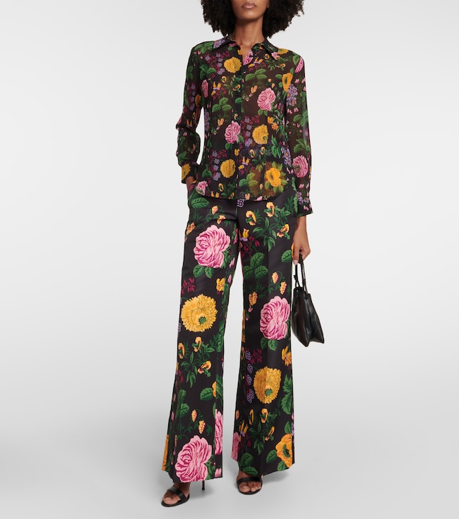 Carolina Herrera Floral blouse