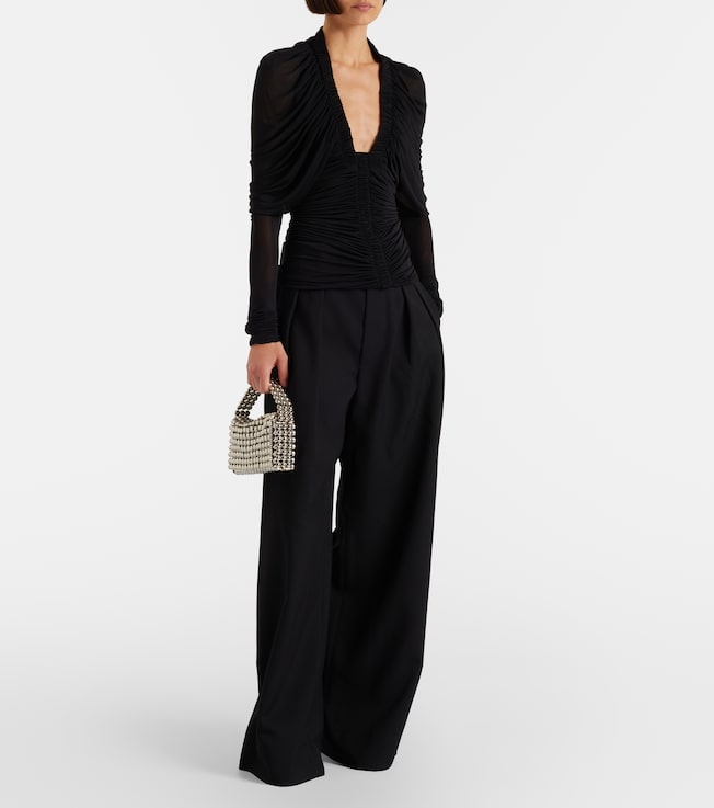 Christopher Esber Ruched jersey top