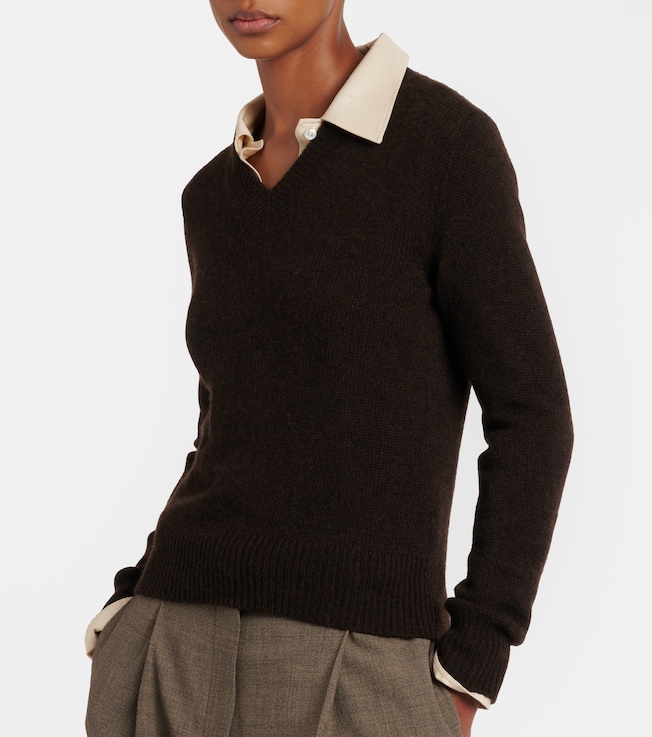 The Row The Row Nalini knitted cashmere top