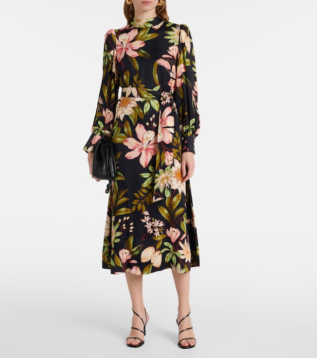 FARM Rio Floral midi dress