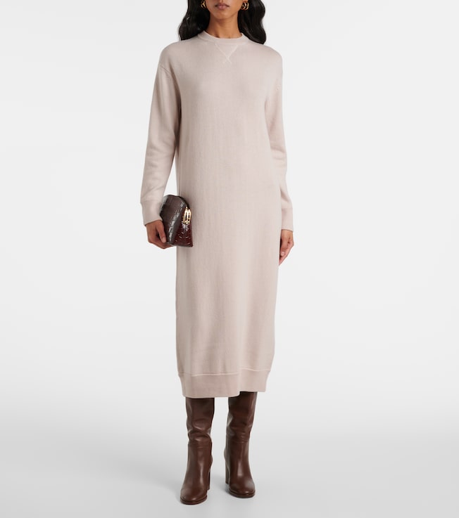 S Max Mara Wool and cashmere sweater dress
