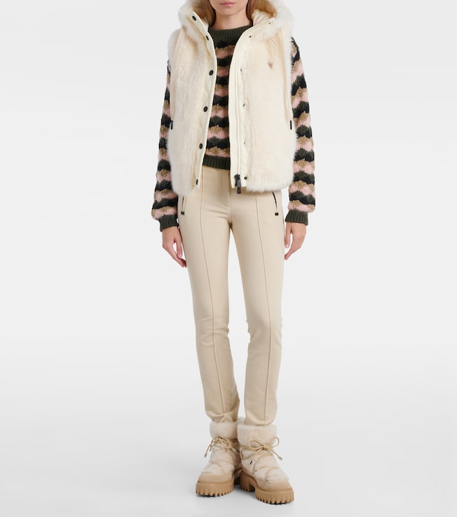 MONCLER GRENOBLE Striped wool and alpaca-blend sweater