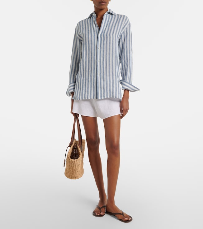 Dôen Loren linen shorts