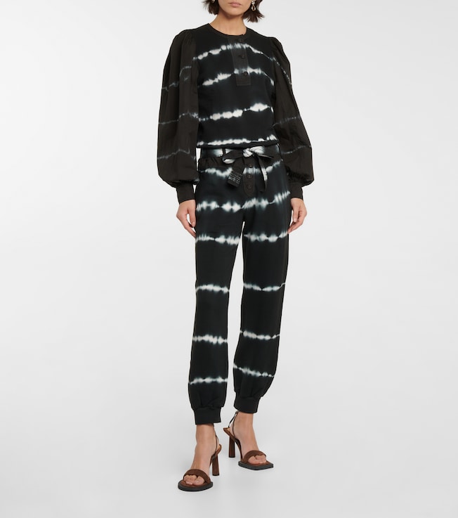 Ulla Johnson Payton tie-dye cotton-blend sweatpants