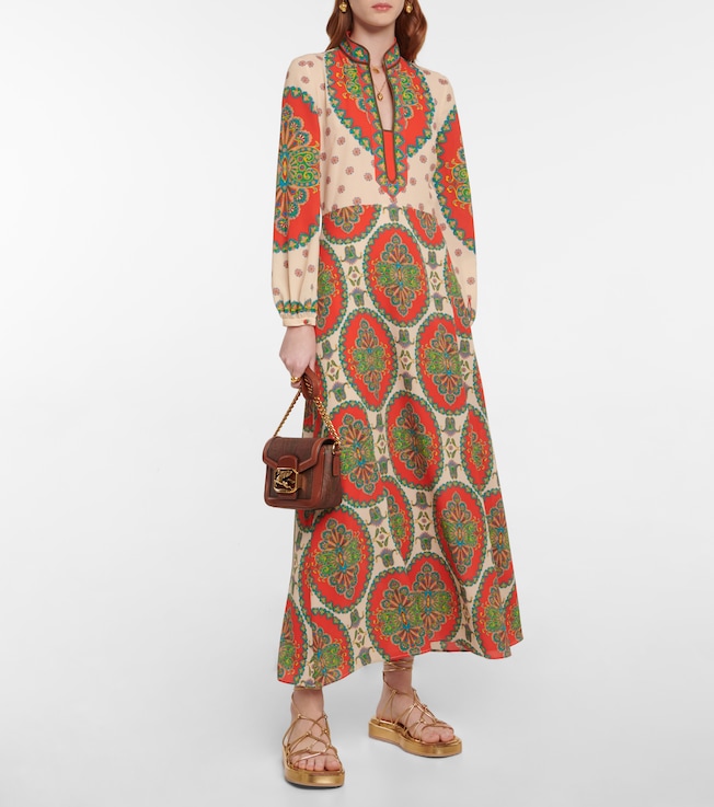 Etro Printed midi dress