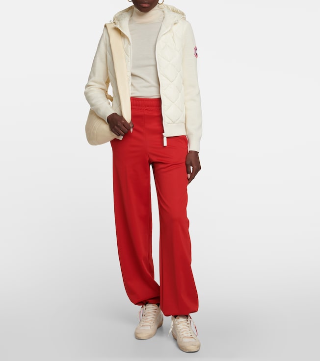 Canada Goose HyBridge® down-paneled wool hoodie