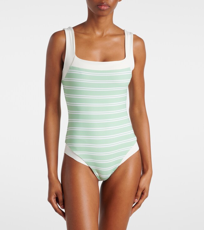 Marysia Bianco striped swimsuit