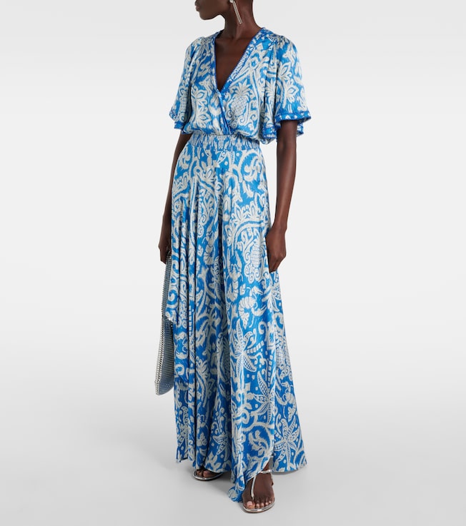 Poupette St Barth Mabelle printed maxi dress