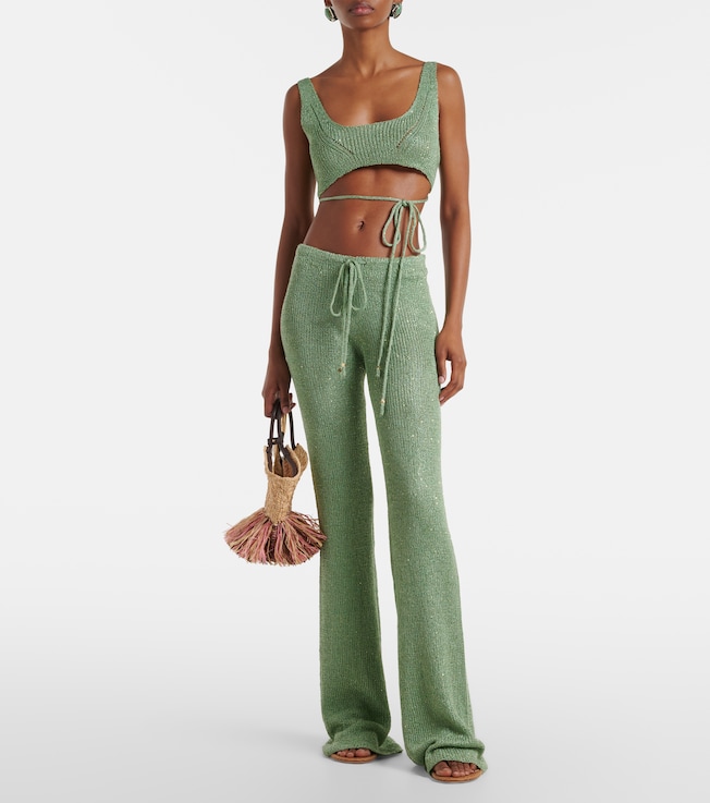 Bananhot Liz sequined flared pants