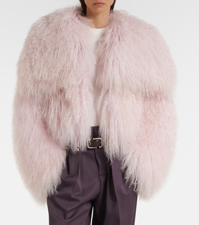 THE ATTICO Shearling jacket