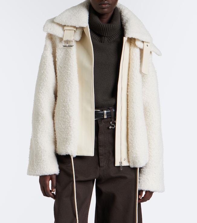 Sportmax Teddy-trimmed jacket