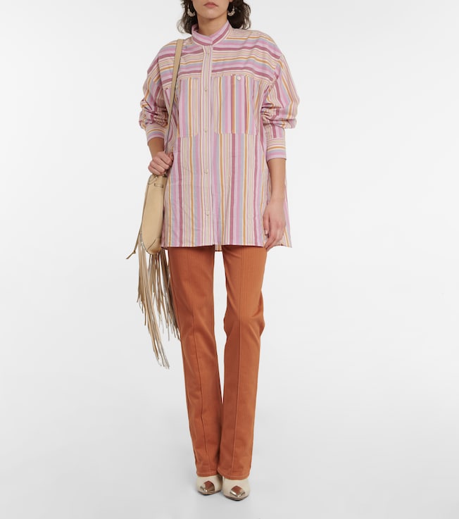 Isabel Marant Taylor striped cotton shirt