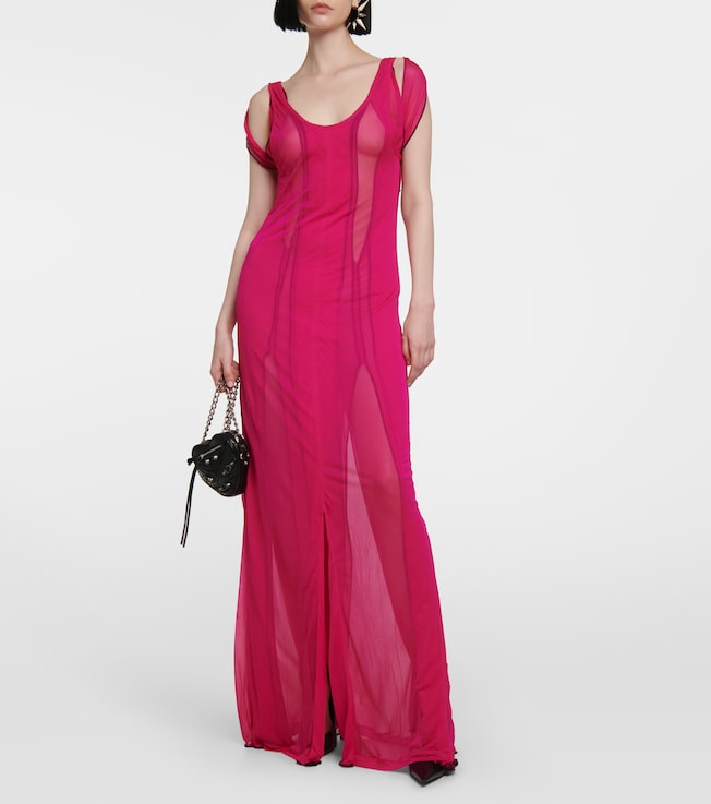 Y/Project Chiffon maxi dress