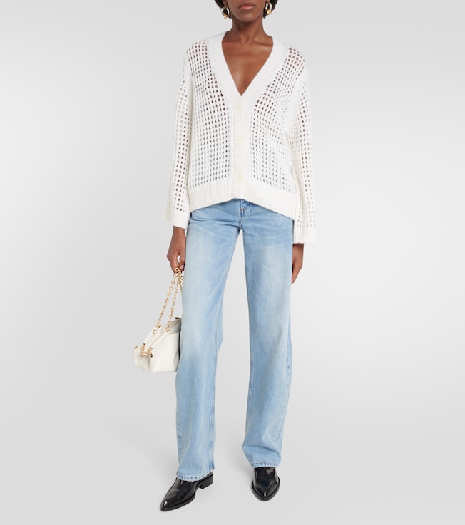 Dorothee Schumacher Pointelle wool and cashmere cardigan
