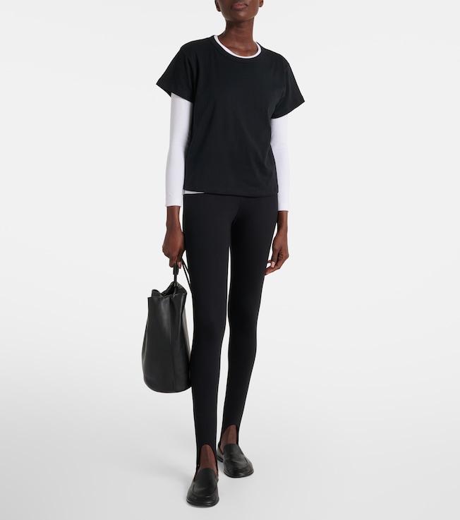 LESET Rio jersey stirrup leggings