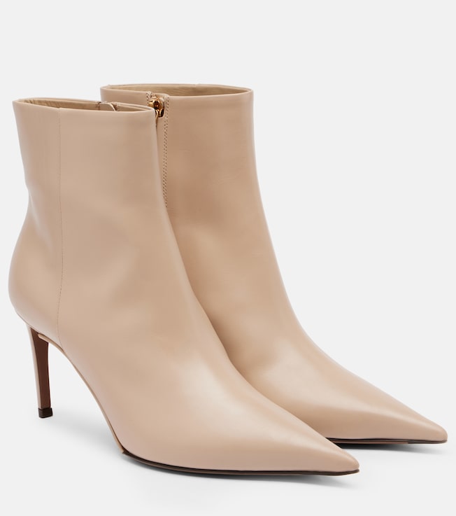 新品同様Gianvito Rossi Murray 55mm アンクルブーツ GIANVITO ROSSI - Murray 55 leather ankle boots | Plush