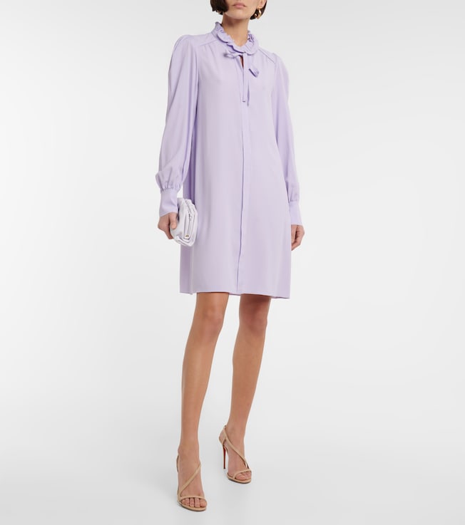 Dorothee Schumacher Modern Flow tie-neck minidress