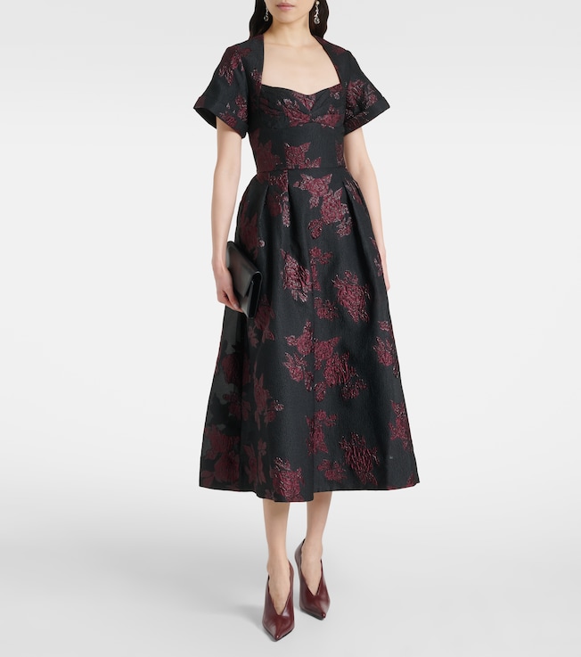 Rebecca Vallance Florentina floral midi dress