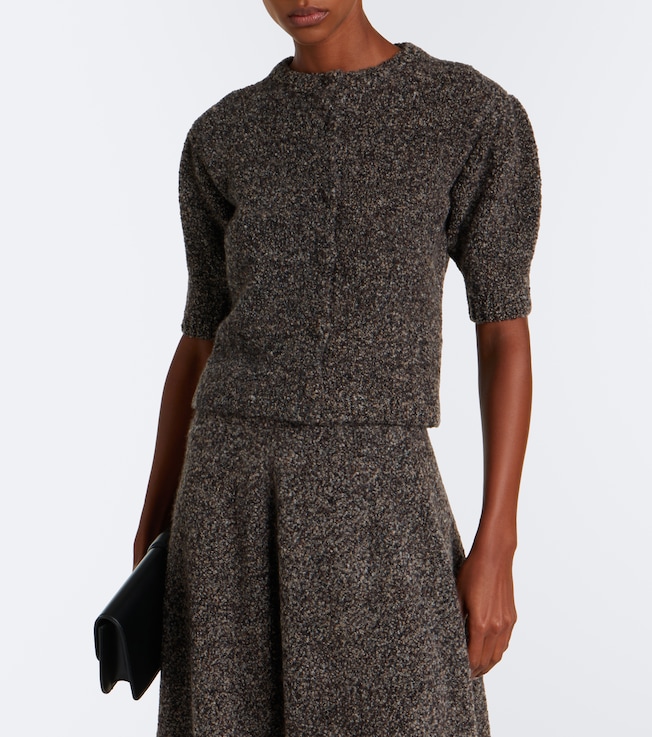 AGNONA Cashmere, silk, and wool cardigan