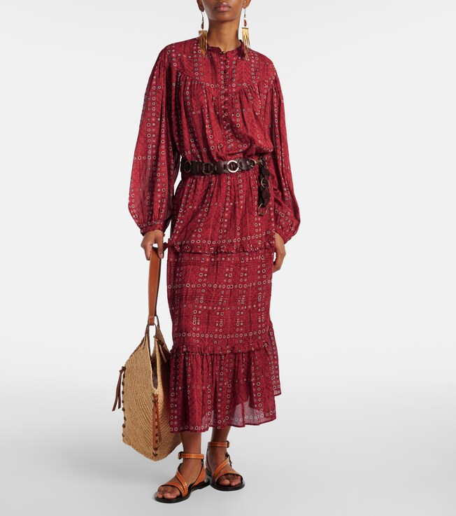 Marant Étoile Salika printed cotton blouse