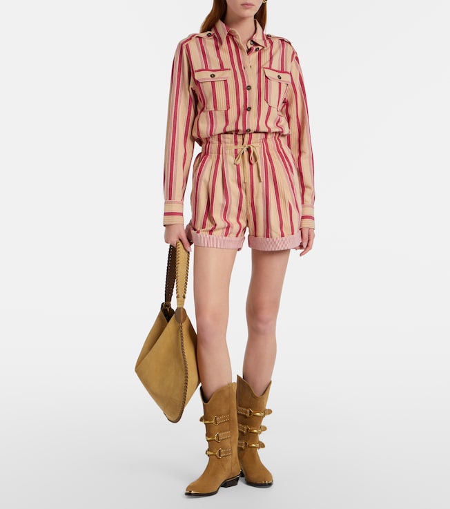 Marant Étoile Gelva striped cotton shirt