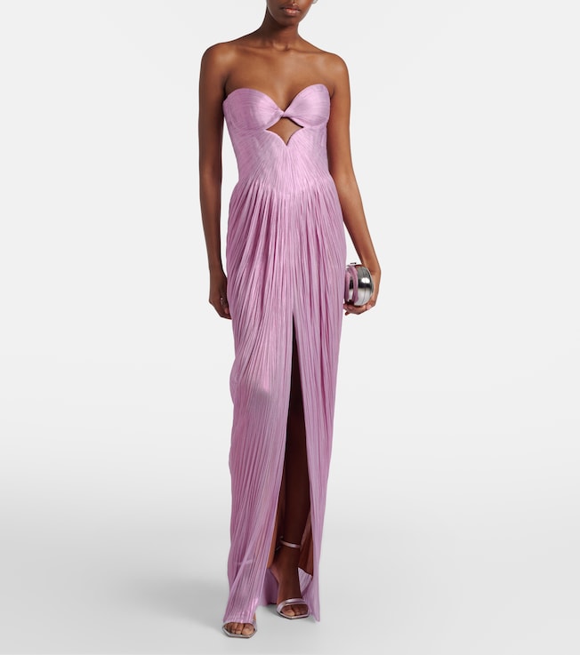 Maria Lucia Hohan Stephanie silk tulle bustier gown