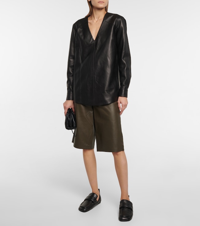 Dries Van Noten Leather top